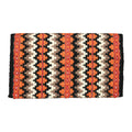 TuffRider Austin Double Weave Saddle Blanket-Black/Orange/Red-34 X 40 Inch